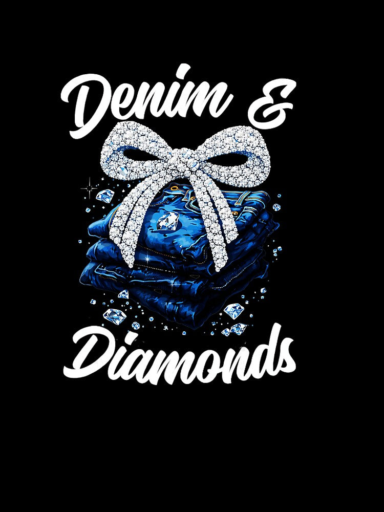 Denim And Diamonds Western Cowgirl Style Design by zamiokaline