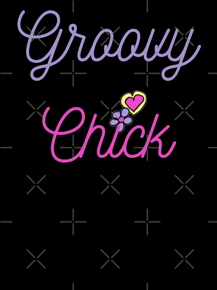Groovy Chick Flower & Heart by loveoceanair