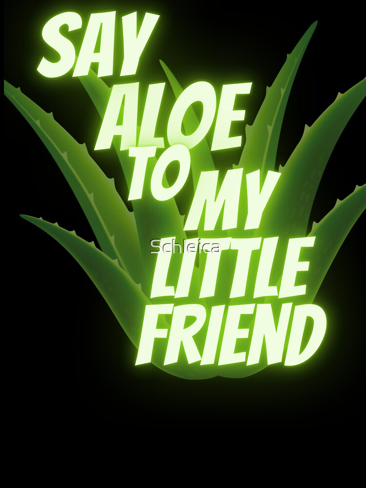 Aloe Plant Design Succulent with Neon Green by Schleica