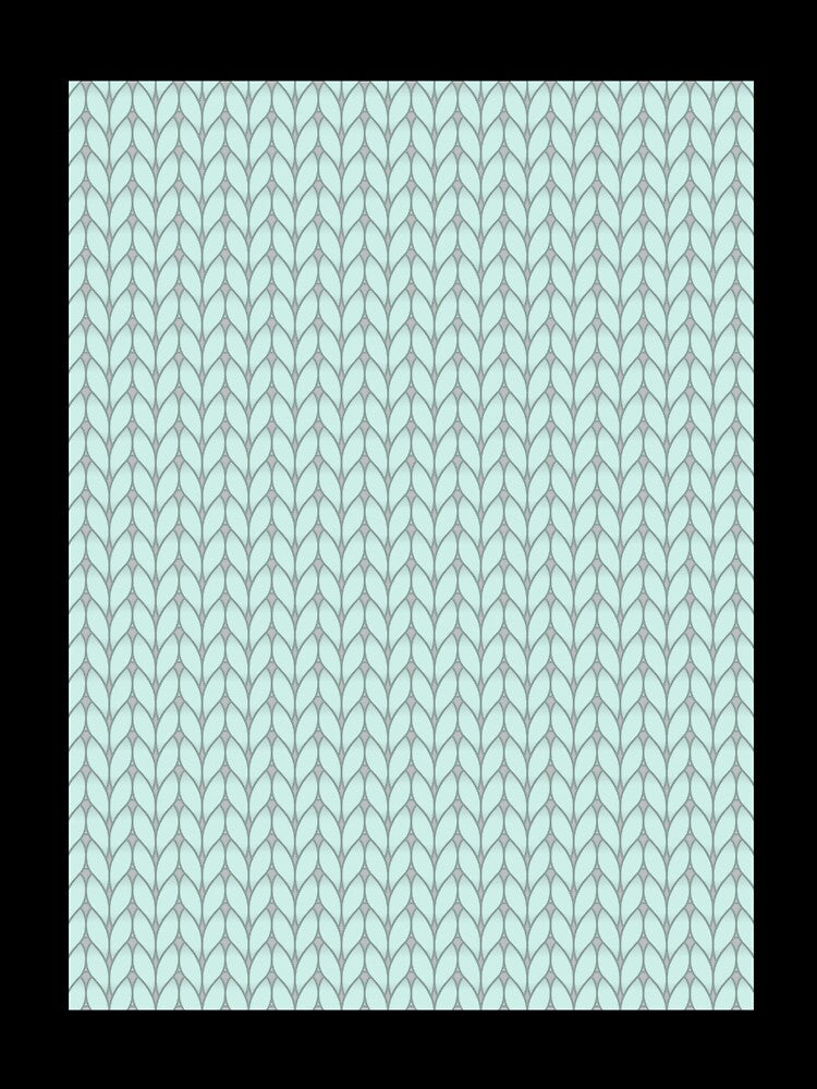 Pastel Realistic Knitted Pattern by PotluckPrints