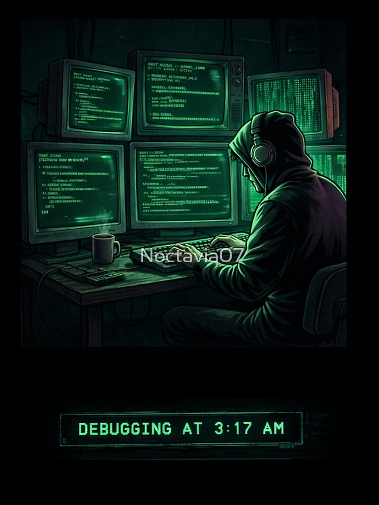 Debugging at 3AM – Programmer Life Coding Meme by Noctavia07