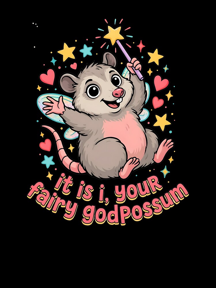 It Is I Your Fairy Godpossum Enchanted Opossum Meme by Redgiant87x