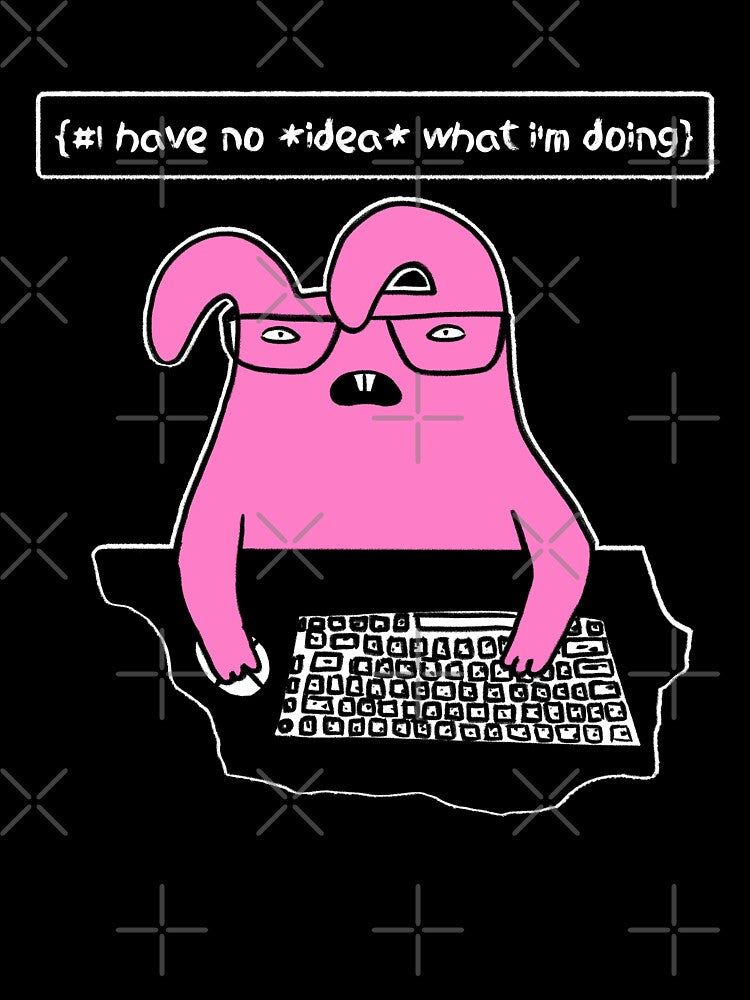 Programmer code bunny by eri-morie