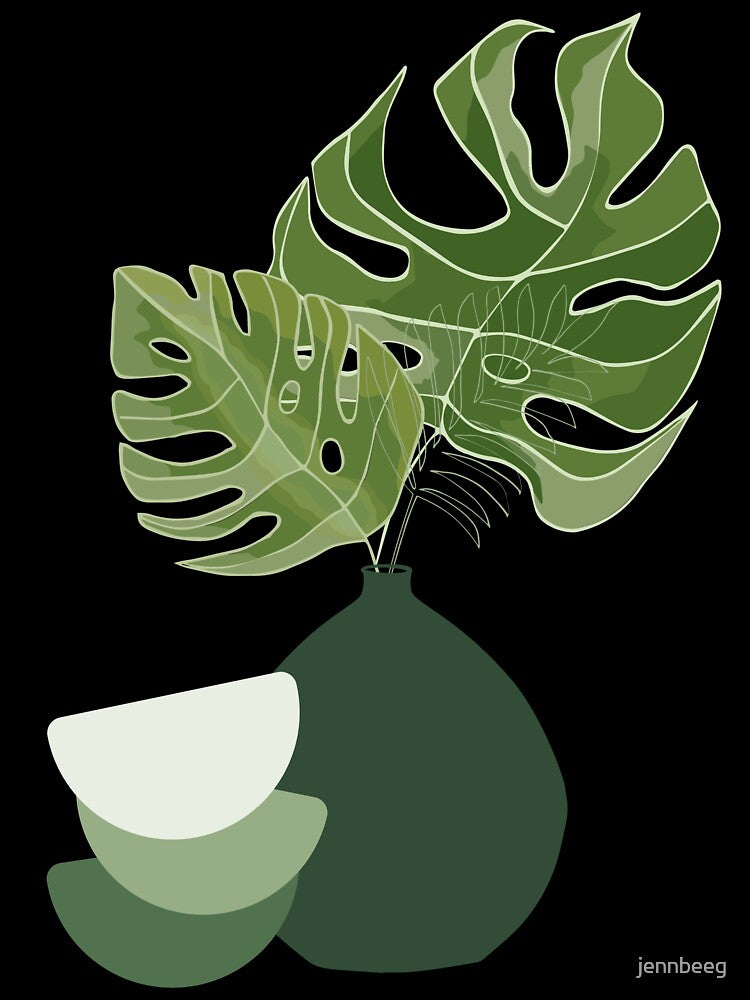 Monstera Vase by jennbeeg