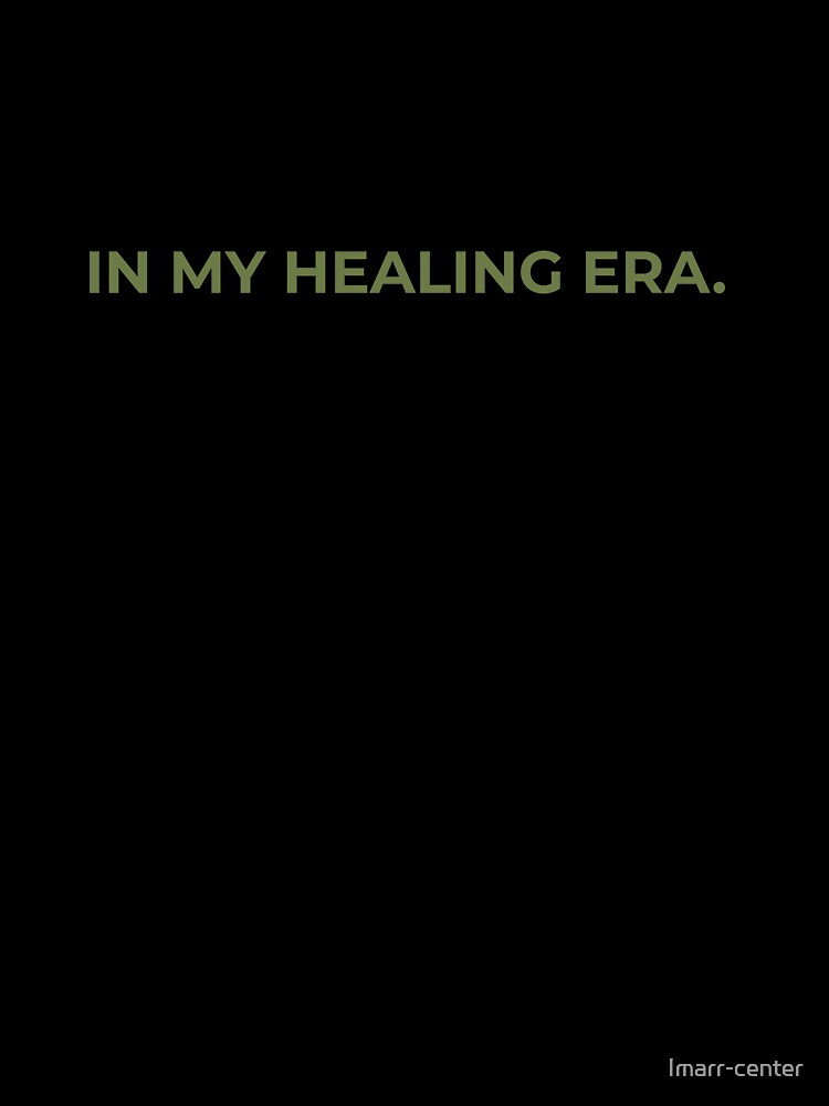 In My Healing Era – Minimalist Typography Design by Imarr Boutique