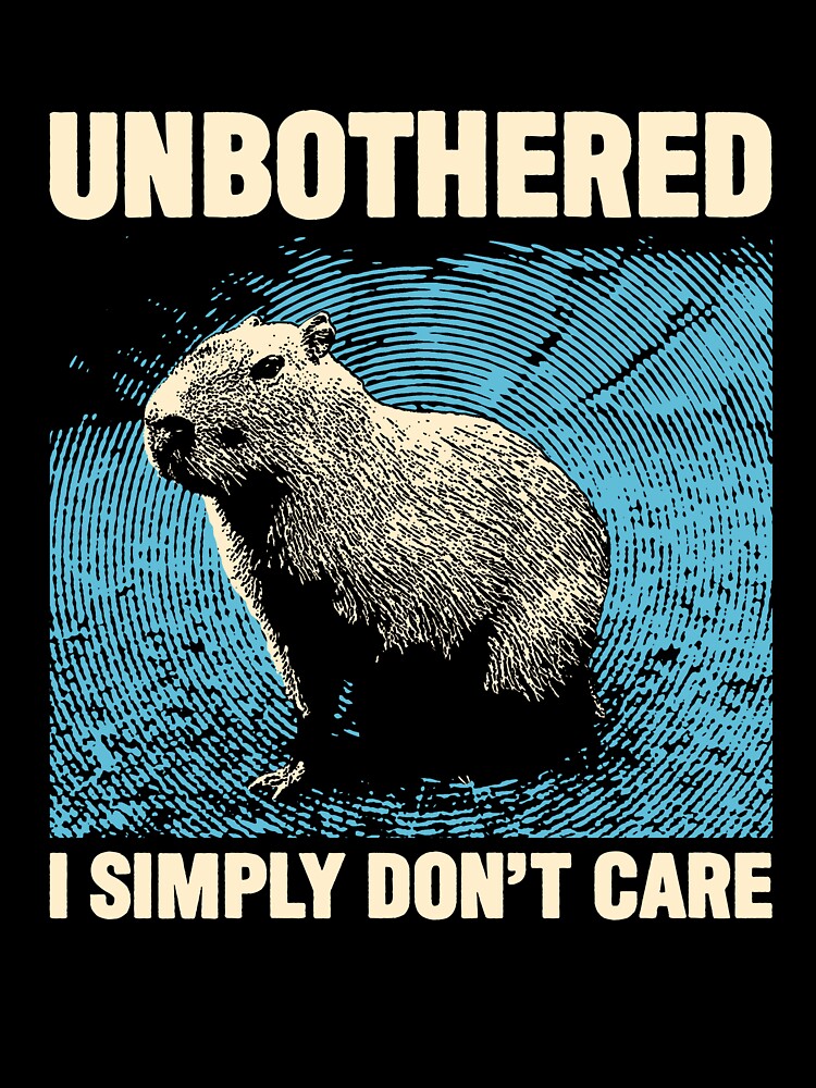 Unbothered Capybara by VintageMedatsu