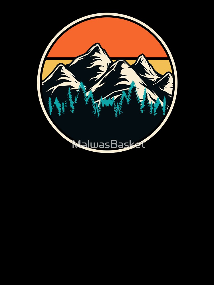 mountain adventure apparel, explore mountains hiking shirt by MalwasBasket