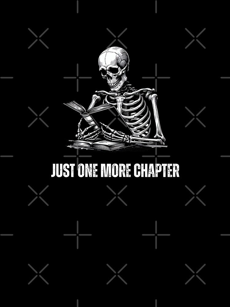 Reading Skeleton - Book Lover Gift by MyCozyCorner24