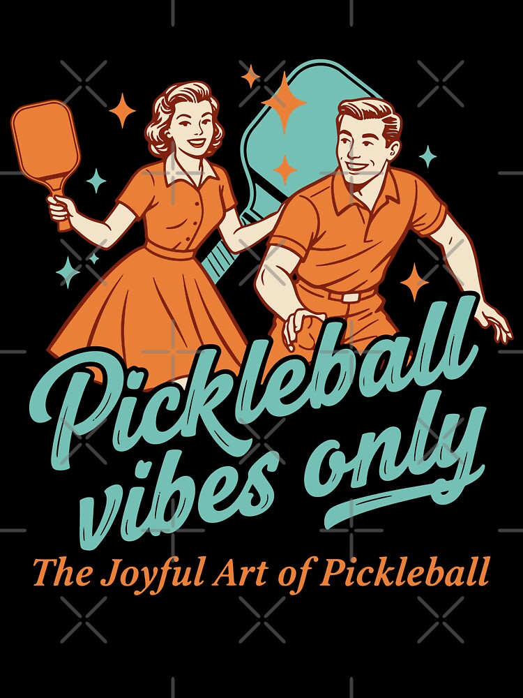 Pickleball Vibes Only Funny Player Pickle Ball by LuminOrb