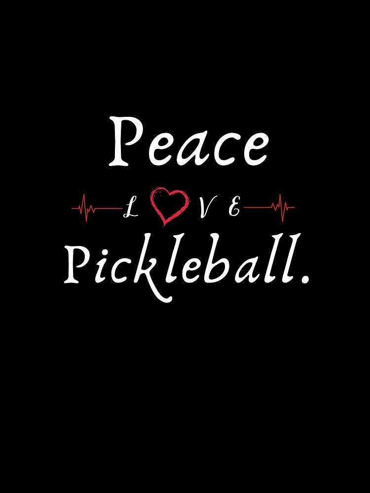Peace Love Pickleball T-Shirt /  Pickleball Player Shirt /  Pickleball Coach by wasin436