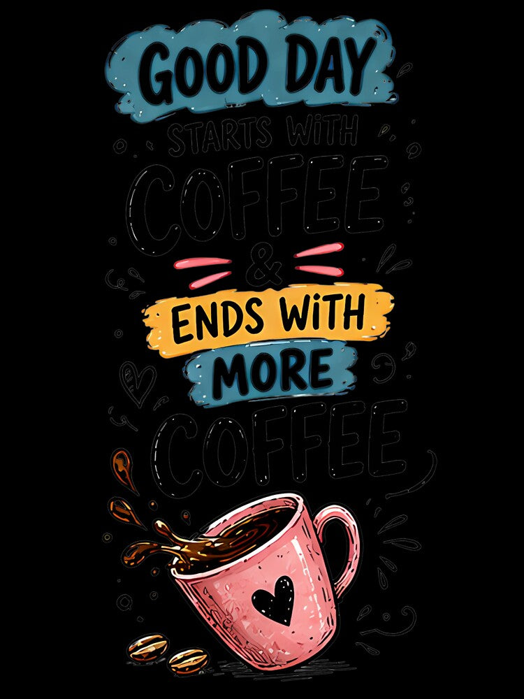 Good Day Starts With Coffee by StarvoCorner