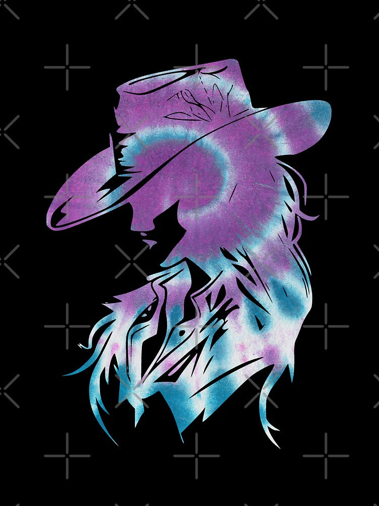 COWGIRL print art - Tie Dye Vibrant Designs by CRAZY&ART