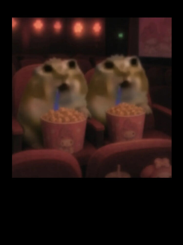 Drooling Cat Crowd Cinema Meme Reaction Sticker by UtopiaDripPR