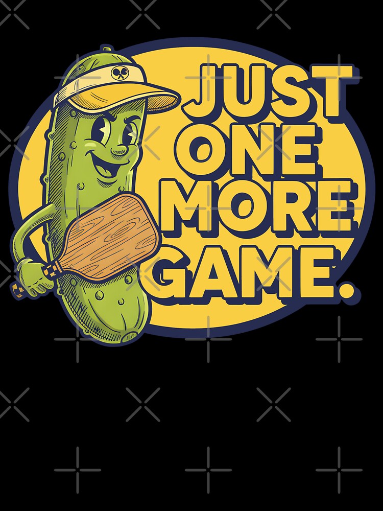 Pickleball Funny Player Just One More Game Love by LuminOrb
