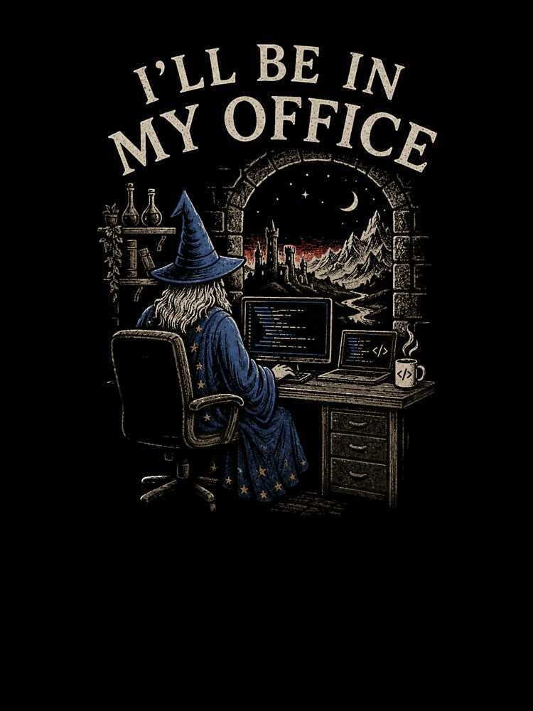 Wizard Programmer Coding Humor by bosamji