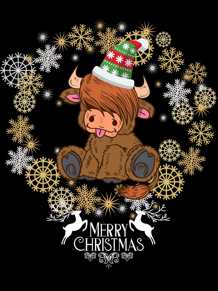 Christmas cow by ProYoun Designs