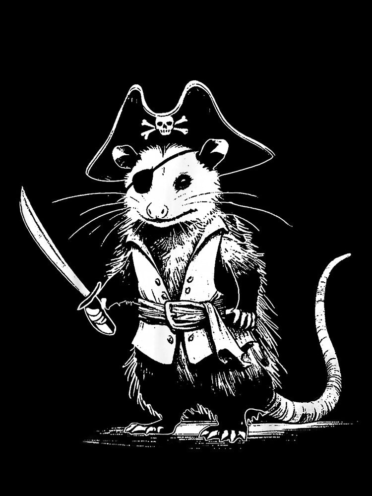 Pirate Opossum Funny Trash Cat Possum Meme Halloween Costume , Opossum Gift For Mom Dad Kids by Opossum GIFT ★★★★★