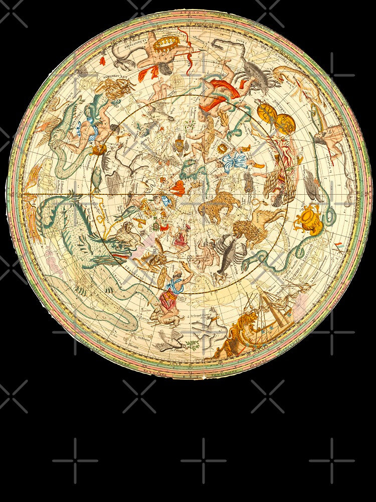 Sky Chart Zodiac Signs Vintage -- Western Astrology by MagicStrawberry