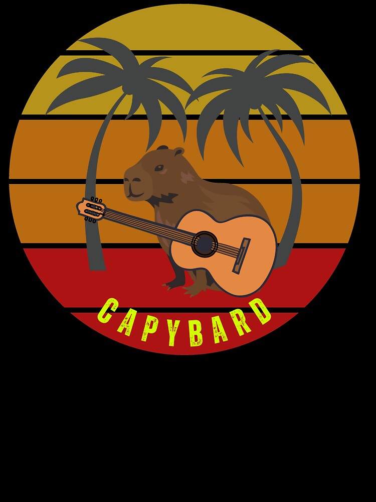 Capybara. Capybara bard. Capybara with hat,Capybara dad,Capybara baby,Capybara face. Capybara art, Capybara cartoon,Cute capybara, Capybara love,Capybara mom,Capybara design. Stickers, gifts. by Rowbic