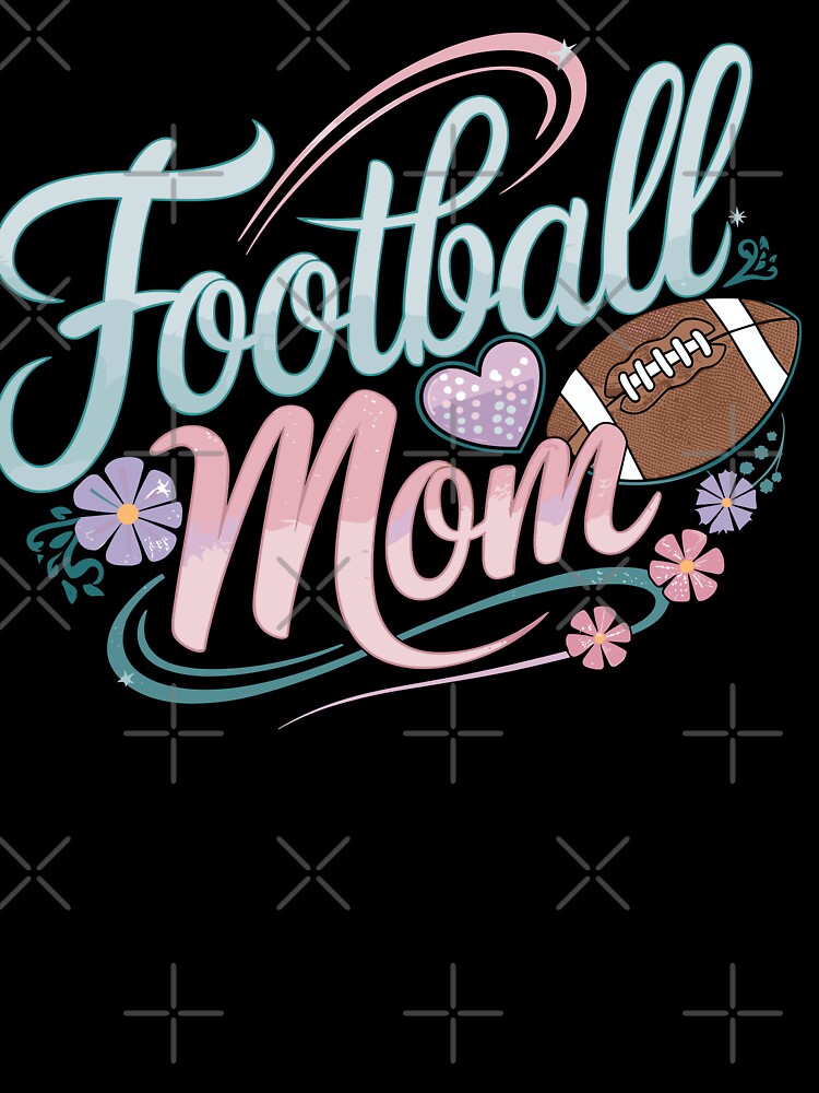 Football Mom Football Lover T-shirt by kdllama