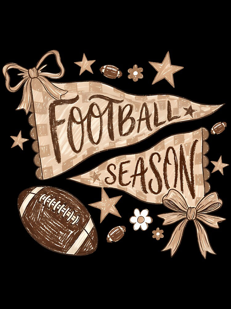Rustic Football Season Vintage Aesthetic by MaraAnita