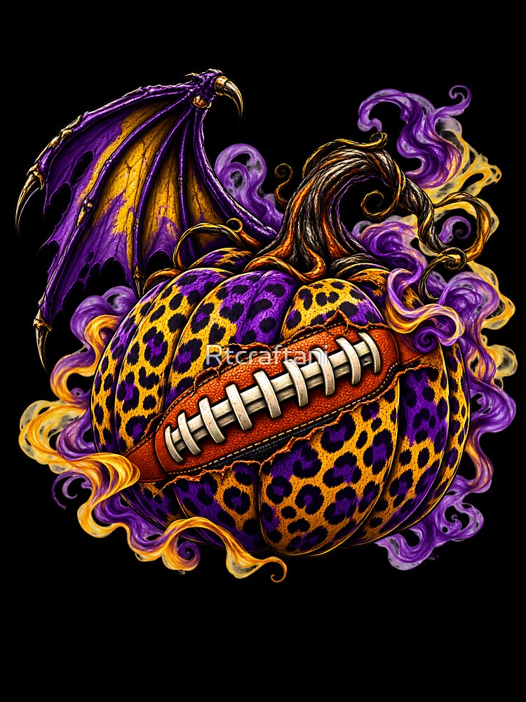 Football Pumpkin Cozy Fall Game Day Autumn Football Mom Halloween Sports by Rtcraftani
