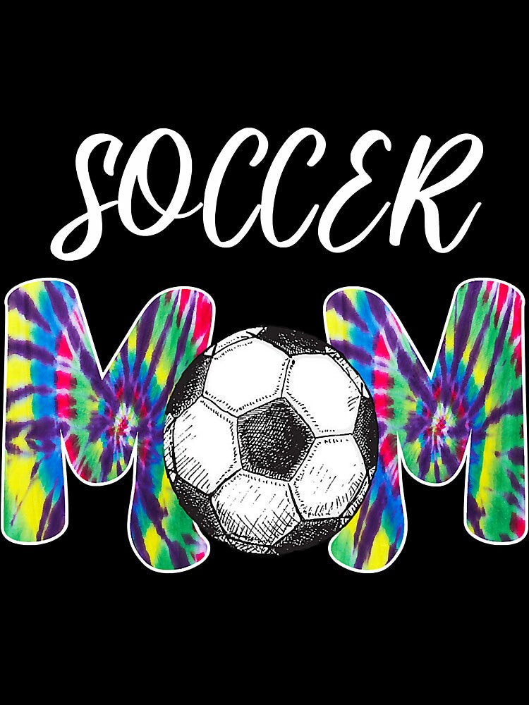 Soccer Mom Tie Dye Funny Soccer Mom by BundlerVq