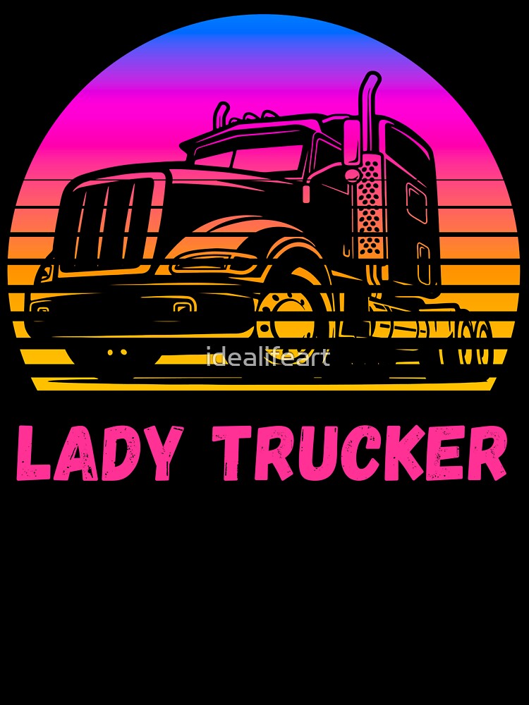 Lady trucker Trucker Lady trucker womens trucker women trucker by idealifeart