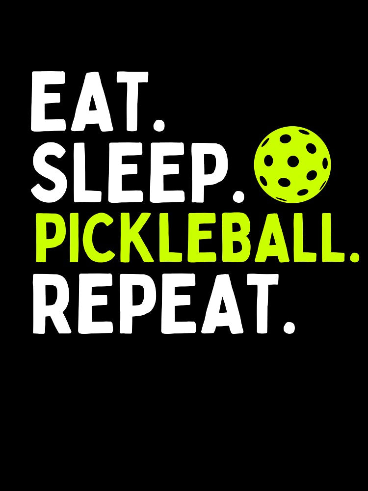 Eat Sleep Pickleball Repeat Funny Pickleball Player Gift Dink by lou731