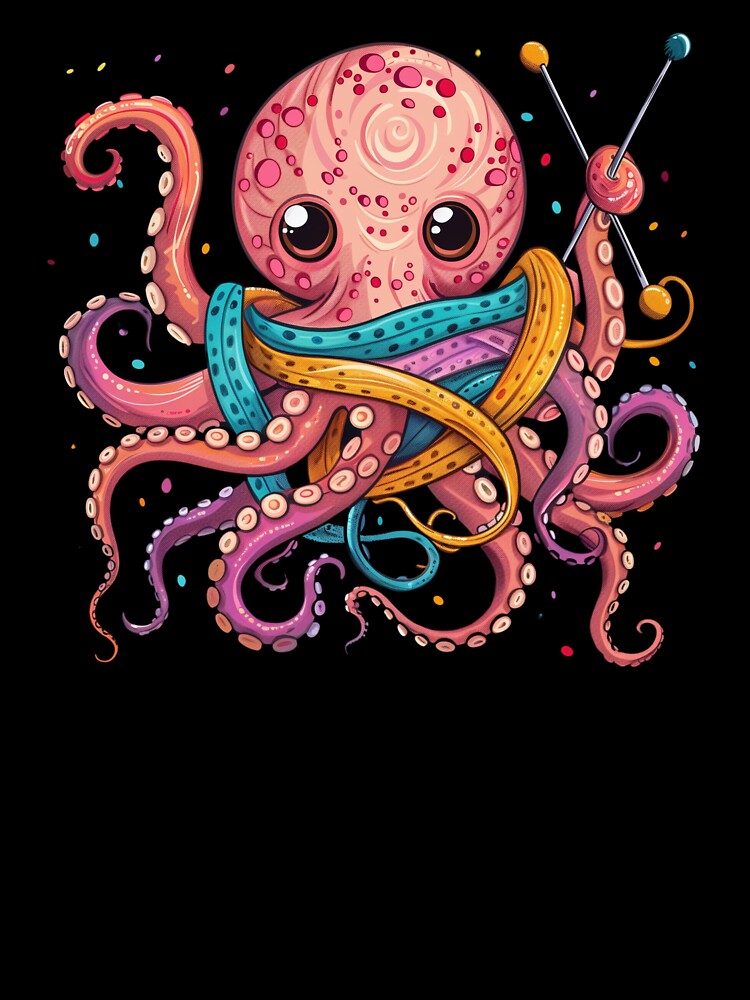 Knitting grandma Octopus by Heneket