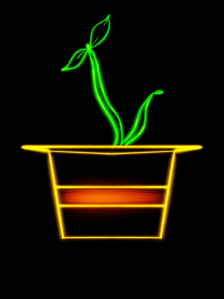 Neon Plant in Pot by Seemly's Dose of Neon