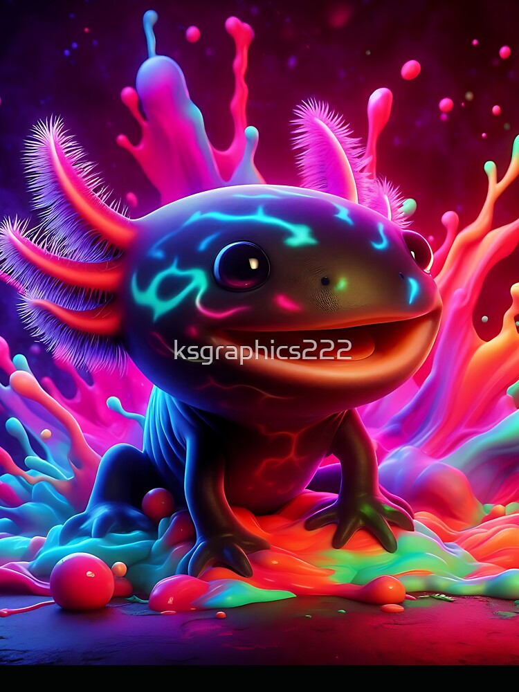 Axolotl Art #174 | Axolotl Lovers by ksgraphics222