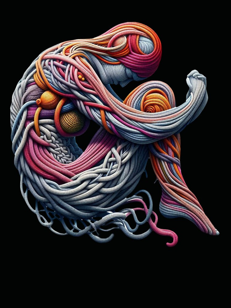 Knit Anatomy Elegance by HeadTurningArt