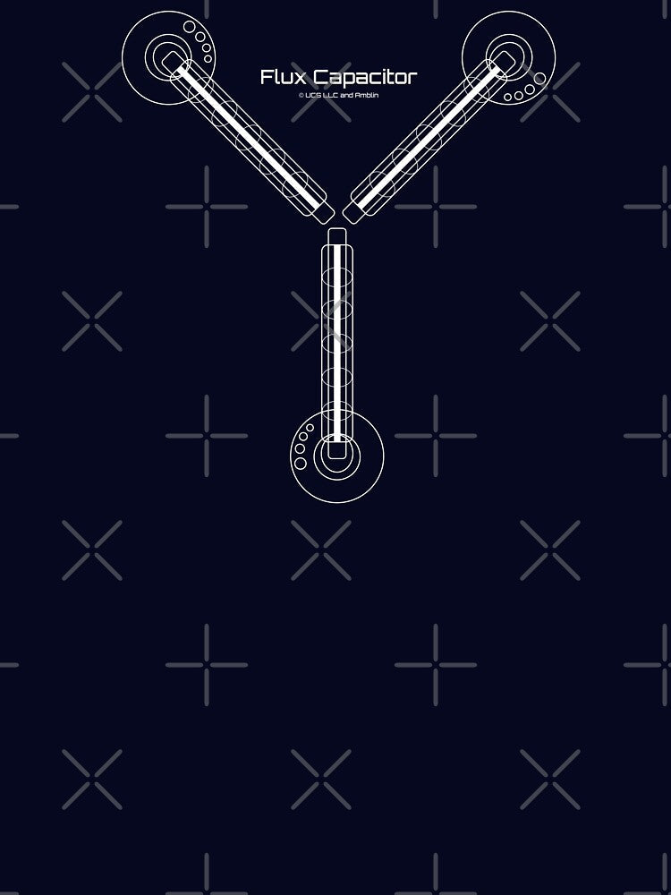 Flux Capacitor (White) by Petrol Blue Unisex