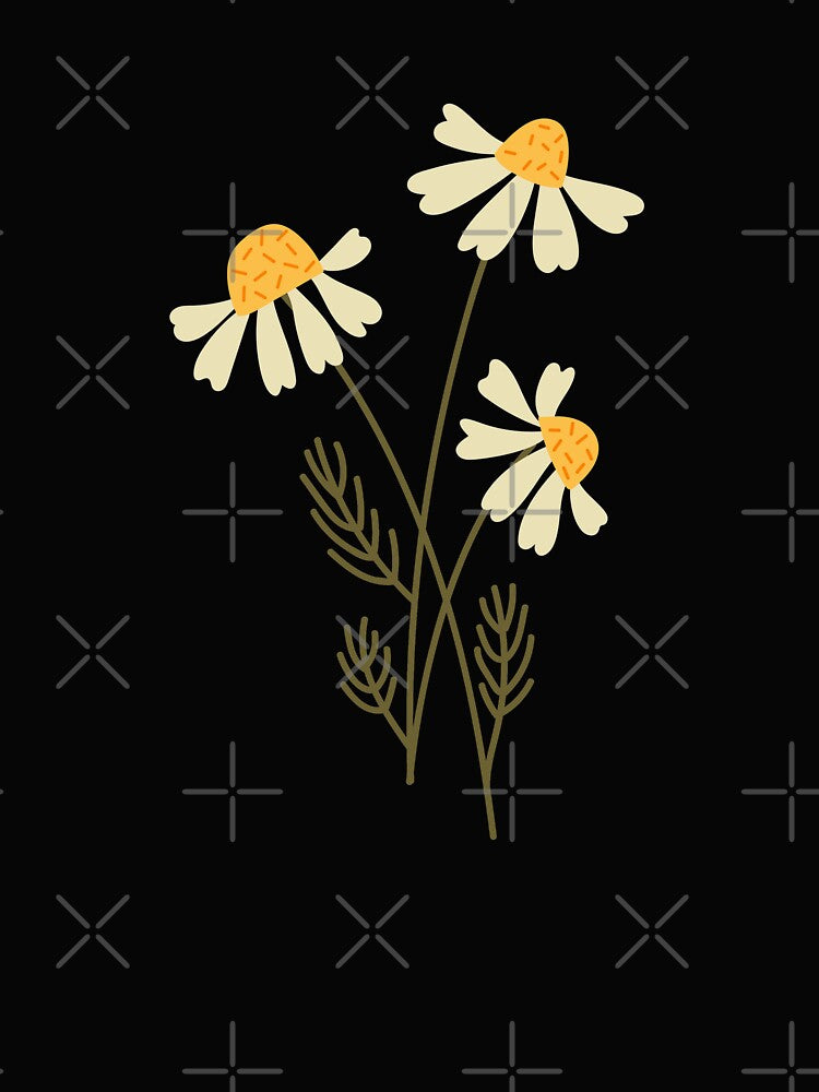 Chamomile flowers by Riga Sutherland