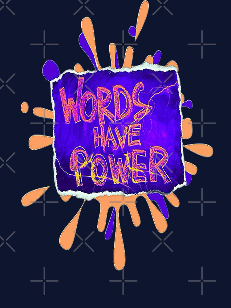 Words Have Power Lettering Design, Words, Illustration Abstracto, Motivational Quotes by Adri Barnard