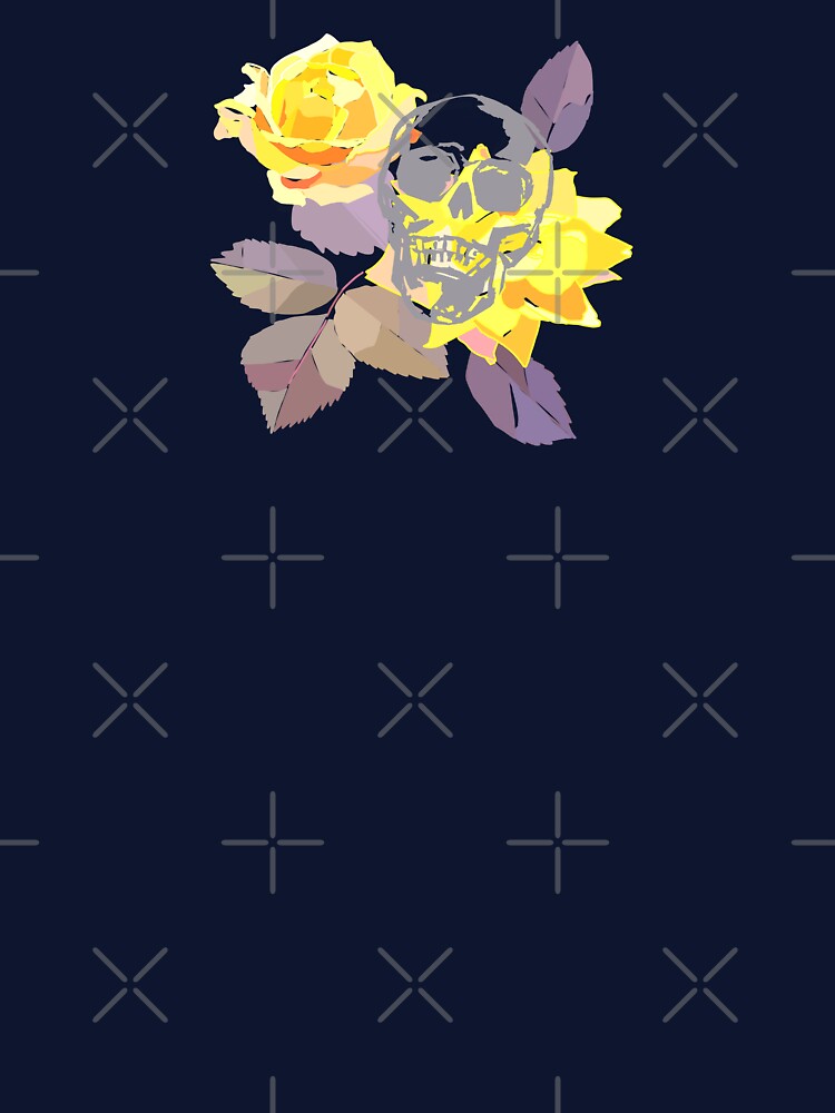Skull and flowers by stavina