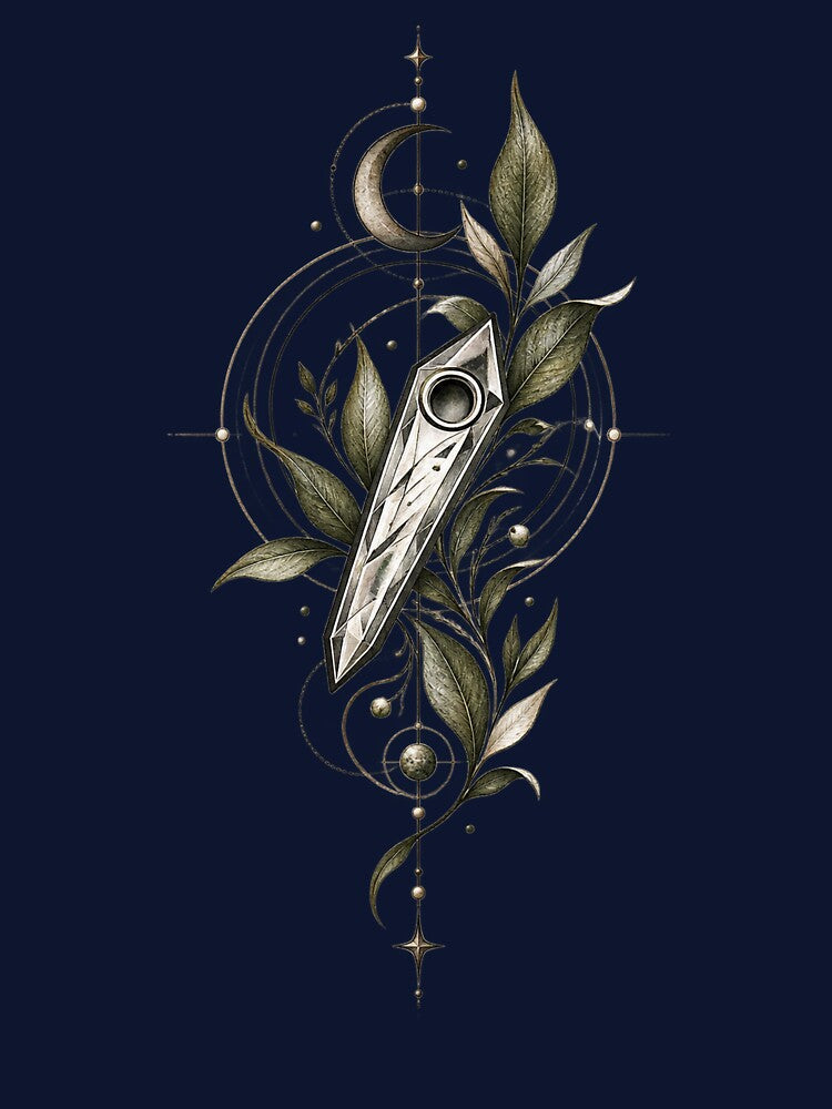 Earthline Botanical Crystal Nature Line Art by StoneOak