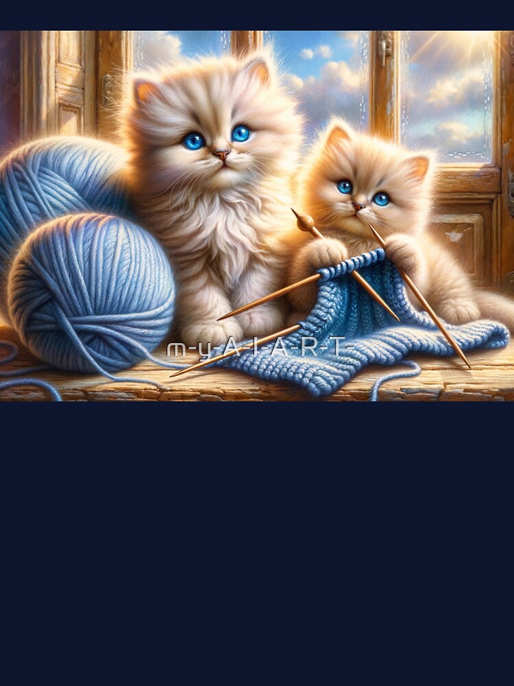 Cute Knitting Cats by m-y-A-I-A-R-T-