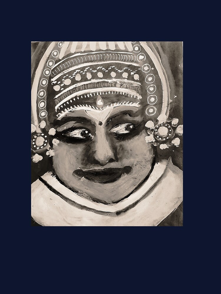 Kathakali, Indian classical dance, aesthetic stickers, vintage t-shirts by Artistrycaa