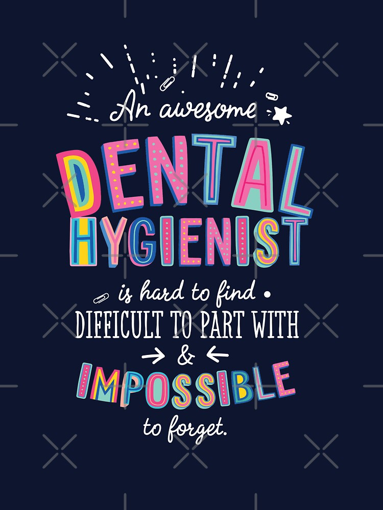 An awesome Dental Hygienist Gift Idea - Impossible to Forget Quote by betternotes