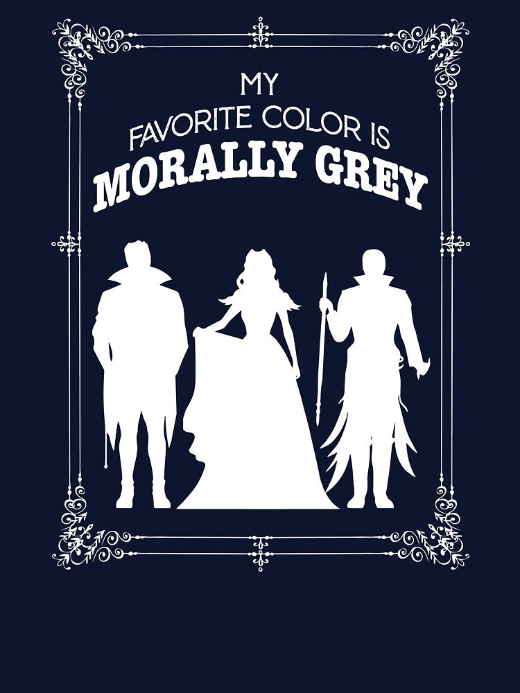 Morally Grey is my favorite color -  the perfect bookish merch for spicy readers. by catiamoc-WTS
