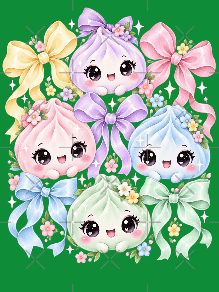 Cute Kawaii Dumpling Pastel by Muse Merch