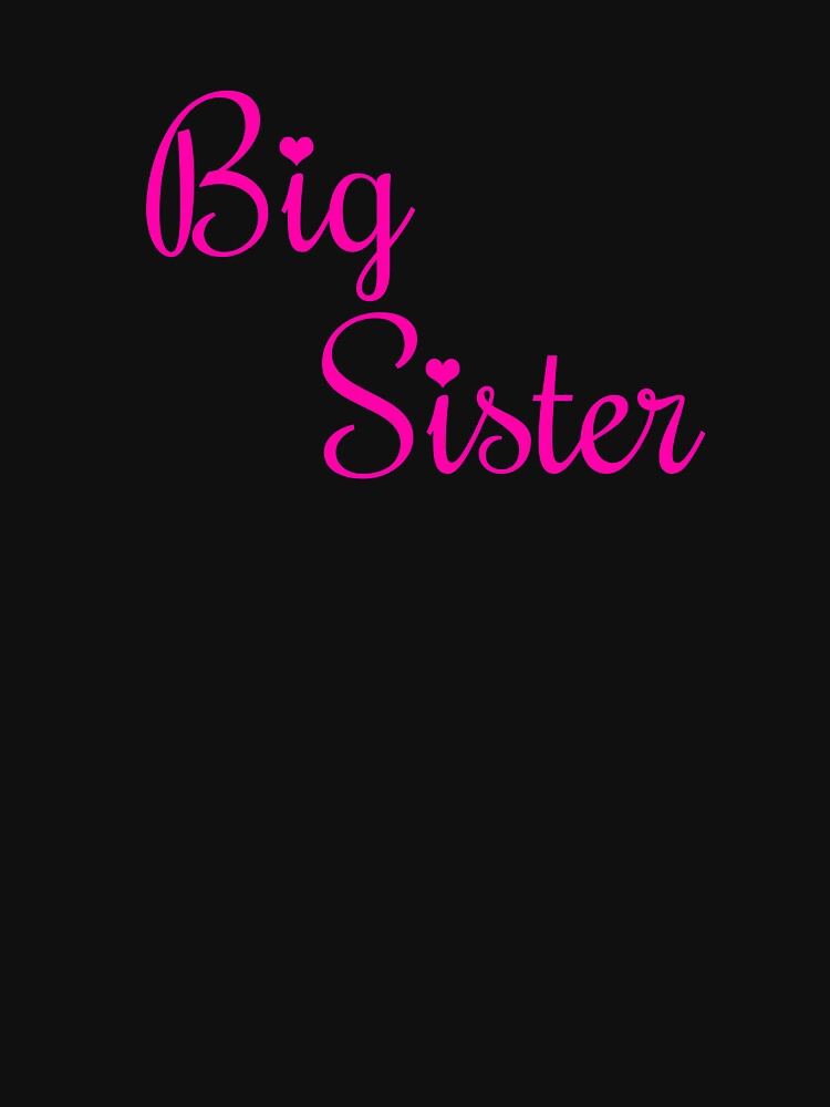 Big Sister Cute Heart Love Merch by KrisCho