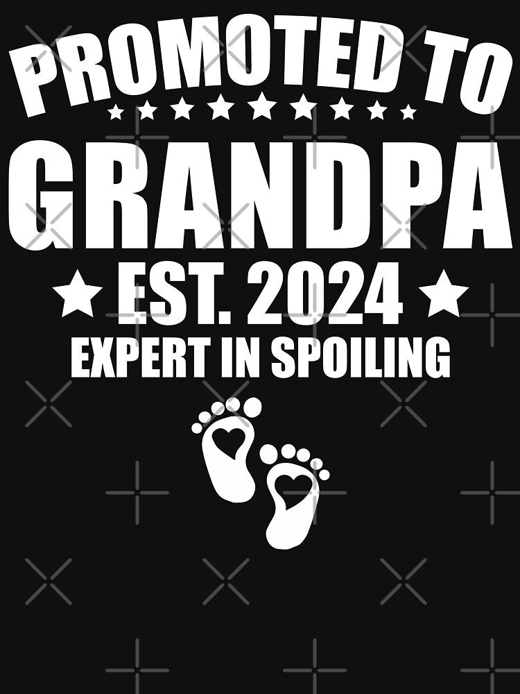 Promoted to Grandpa Est. 2024 Beginning Grandfatherhood by EidosEmporiium