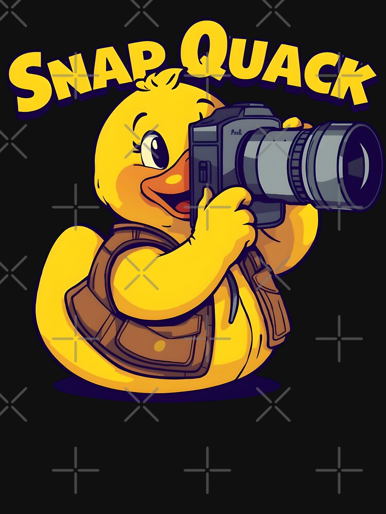 Snap Quack – Funny Photographer Rubber Duck by RubberQuack