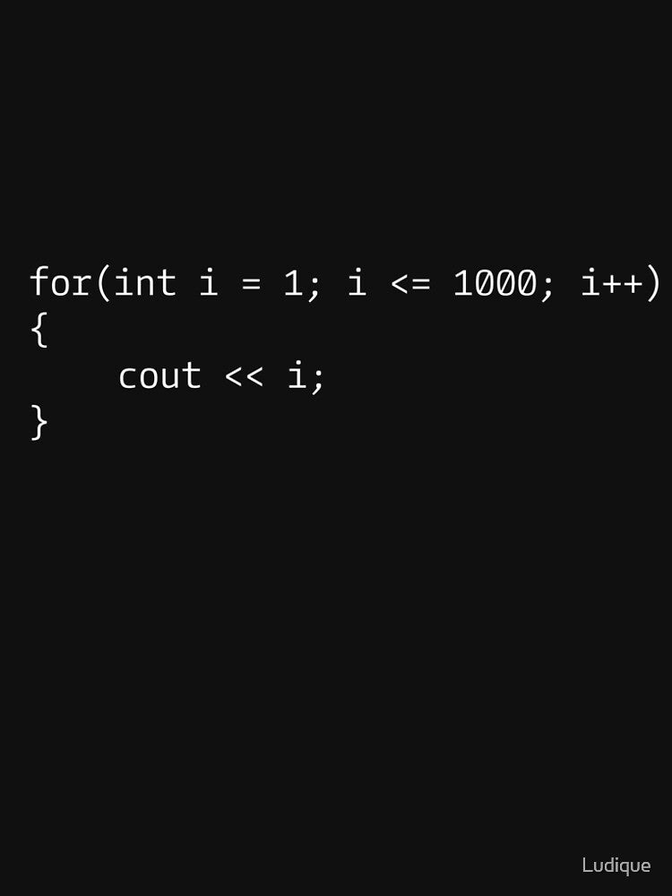 Small C++ for loop programme that loop a lot. by Ludique