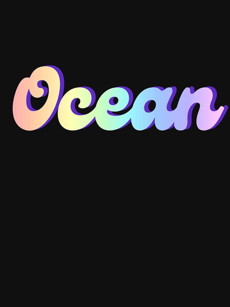 Ocean Pastel Typography – Colorful Dreamer Aesthetic Design by Detroja Typography