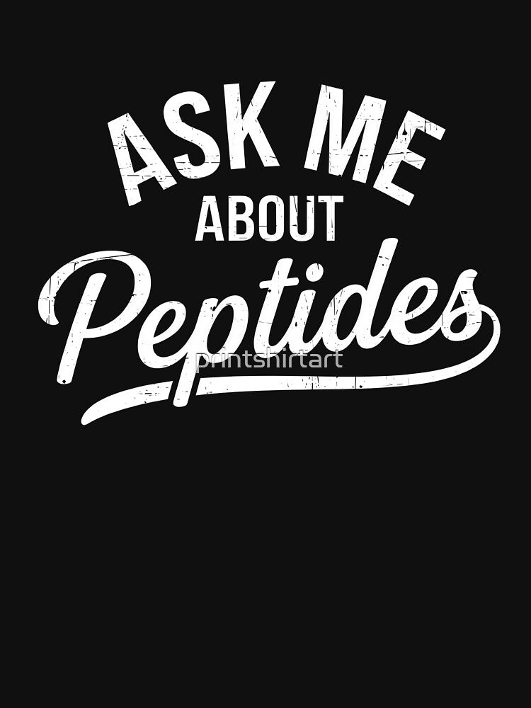 Ask Me About Peptides Gym Shirt, Fitness Humor T-Shirt, Biohacker Workout Tee, Funny Gym Quote Shirt, Bodybuilding Nerd Tee by printshirtart