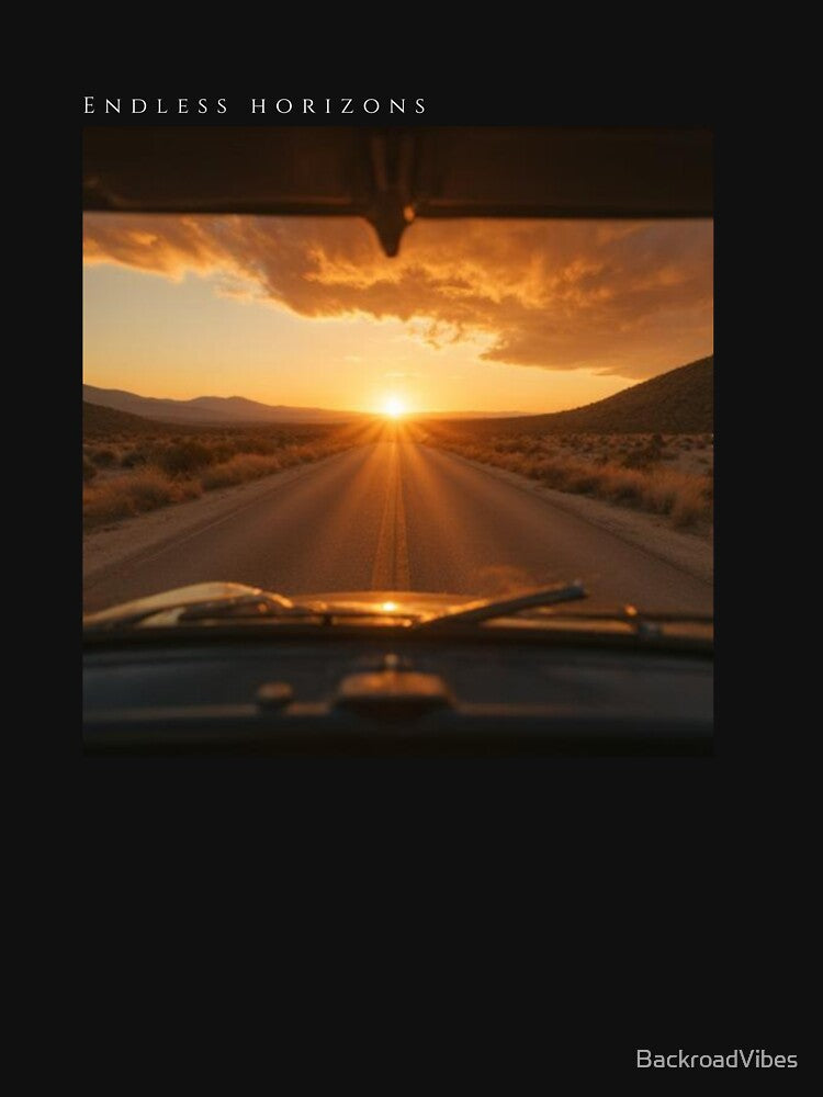 Endless Horizons (black) by BackroadVibes